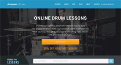 Desktop Screenshot of drummer101.com